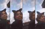 heather with kitty ears